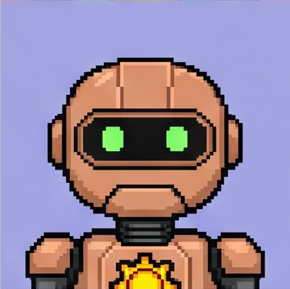 NFTPay Copper pixel robot